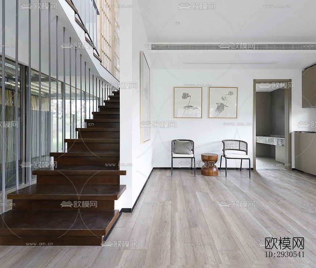 北欧酒店民宿效果图下载（渲染图15）