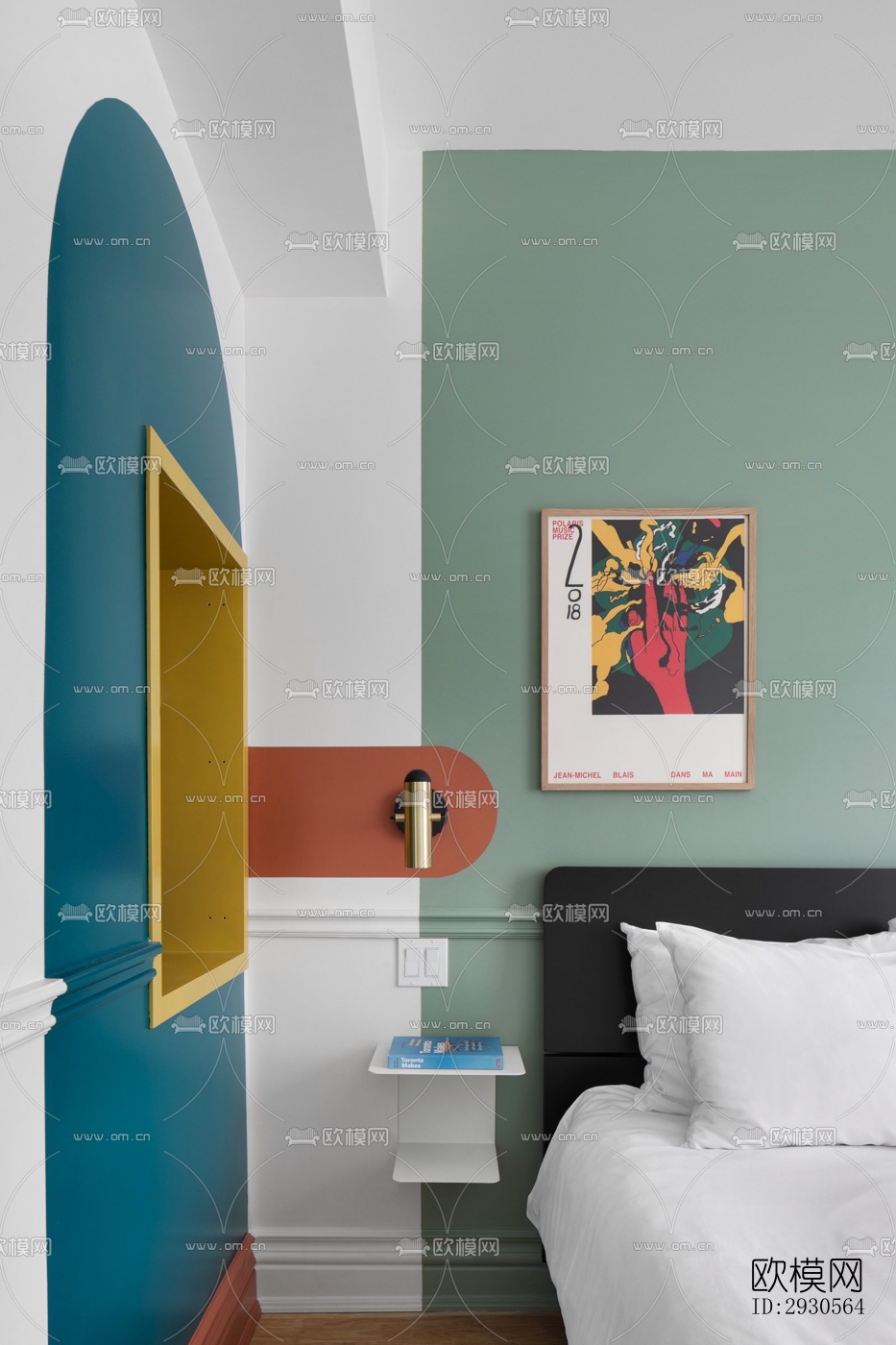 后现代酒店民宿效果图下载（渲染图1）