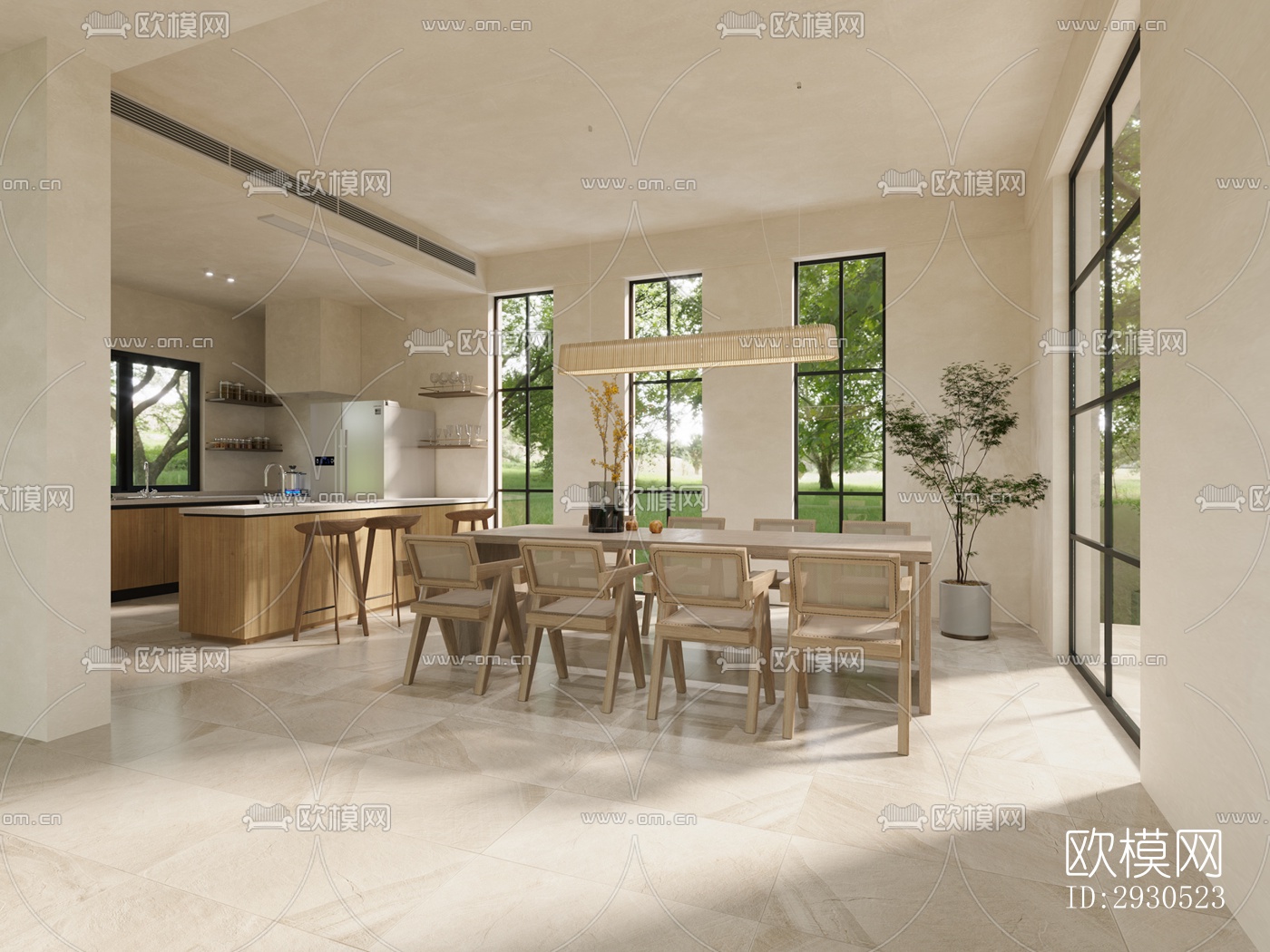 侘寂酒店民宿效果图下载（渲染图4）