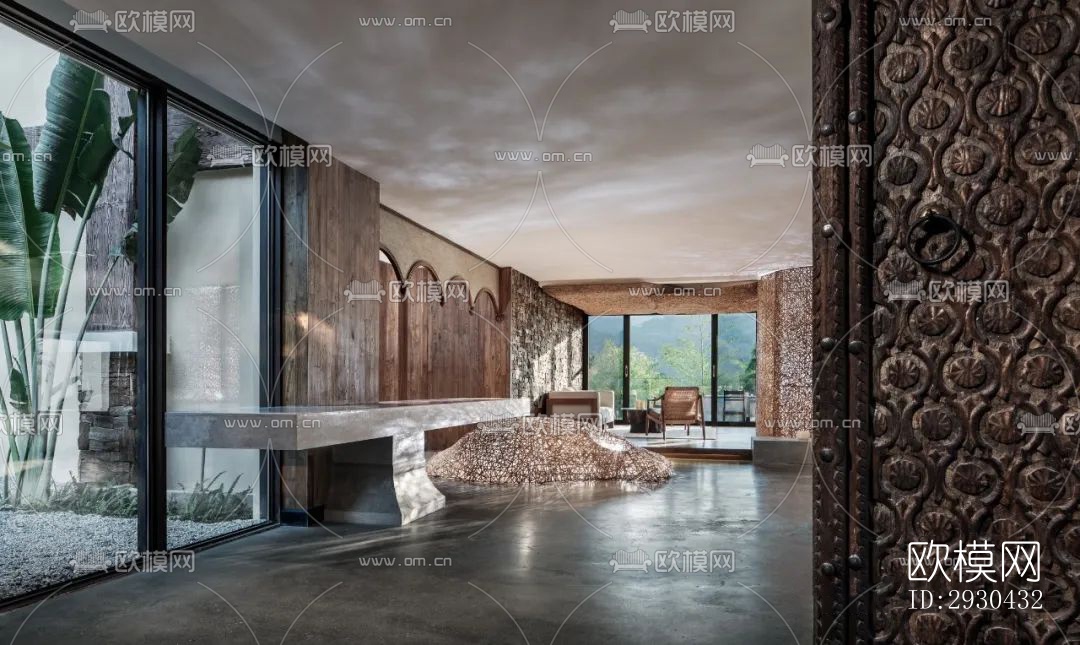 东南亚酒店民宿效果图下载（渲染图10）