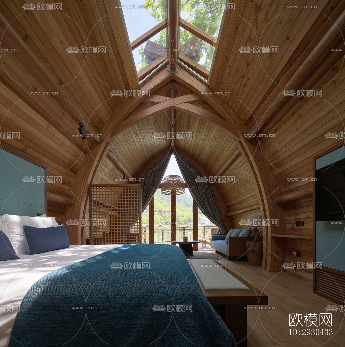 东南亚酒店民宿效果图下载（渲染图18）