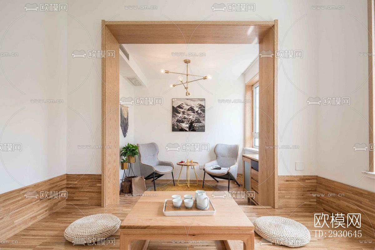 现代酒店民宿效果图下载（渲染图3）