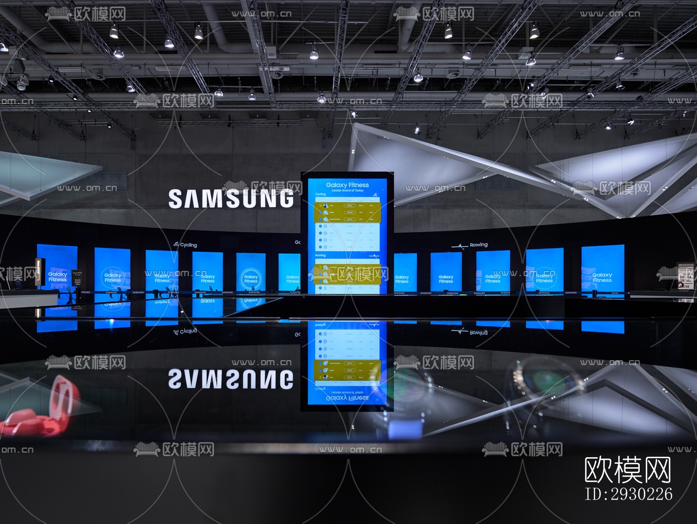 现代展览展厅效果图下载（渲染图7）