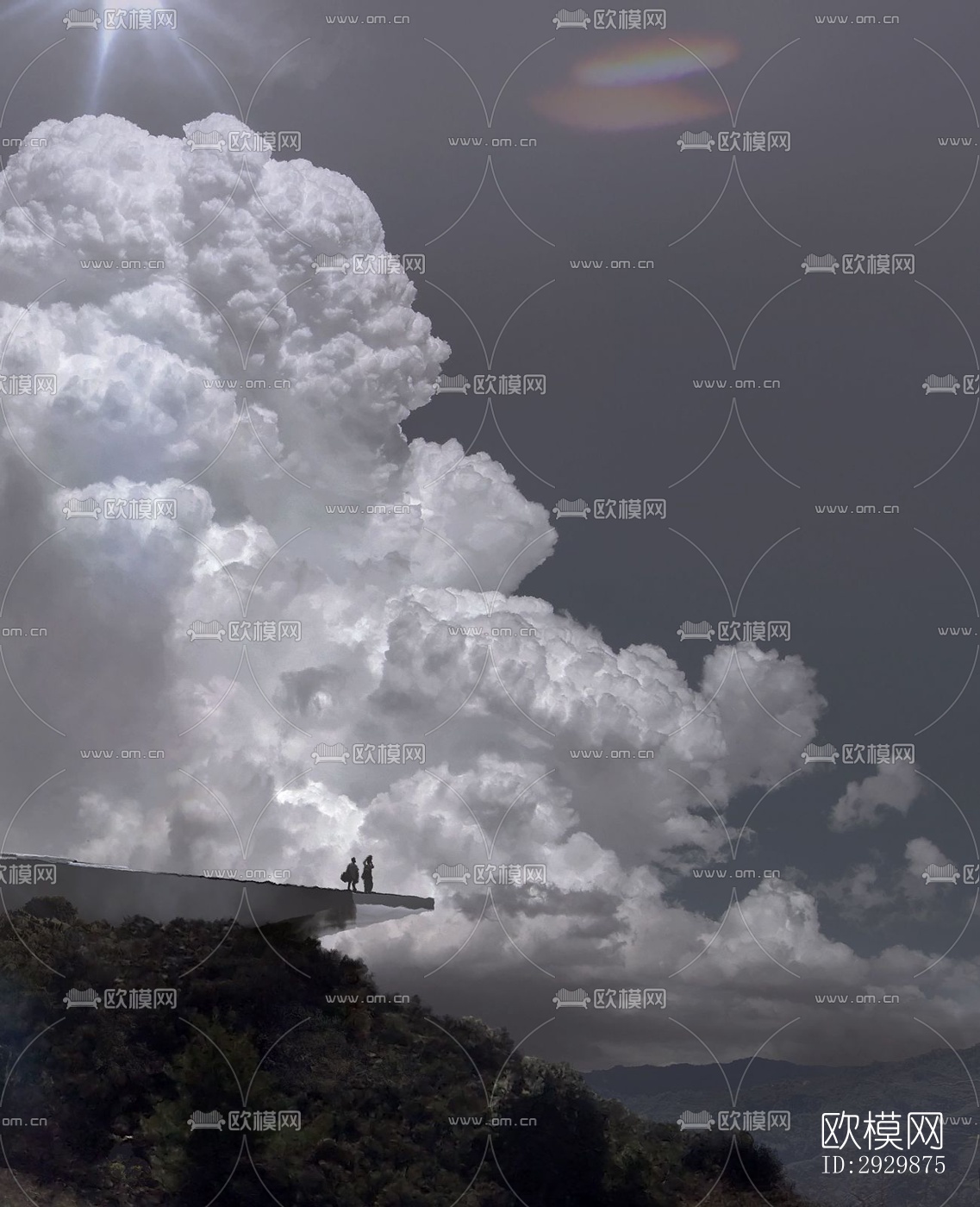 现代乡村景观效果图下载（渲染图12）