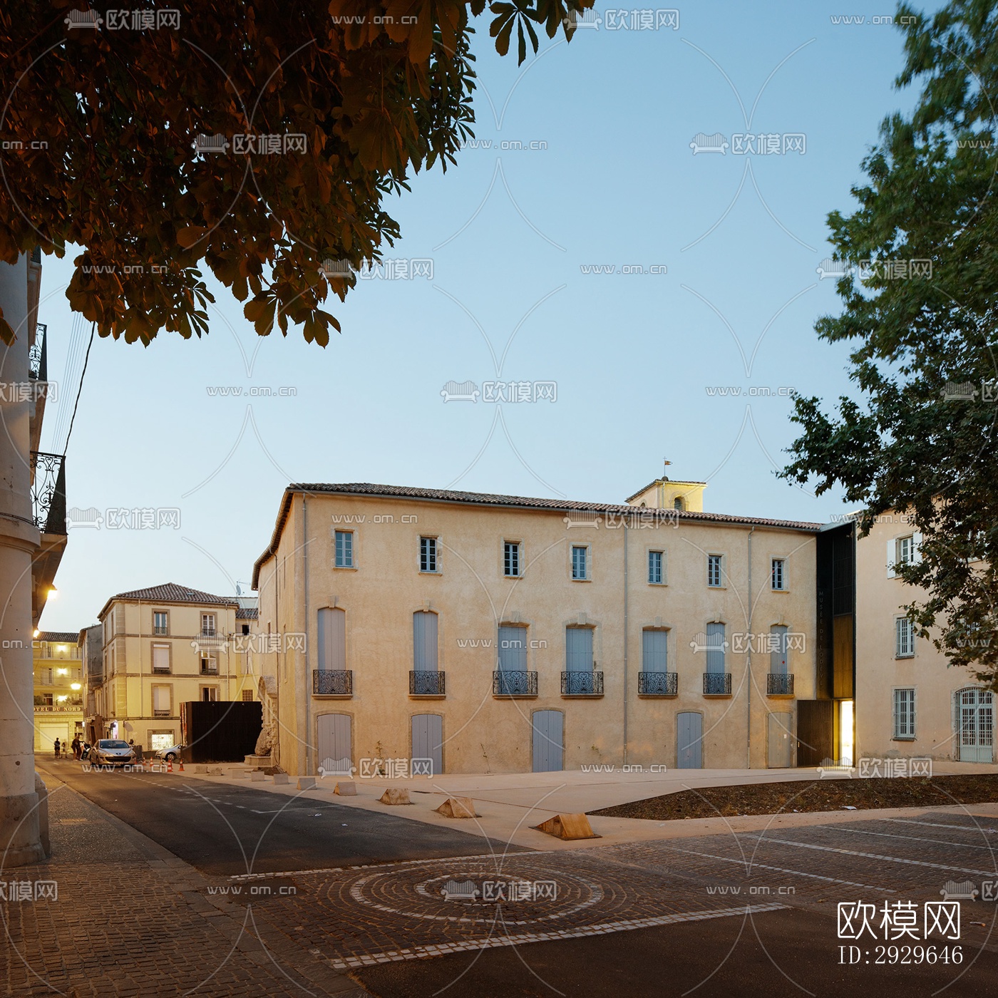 侘寂美术博物馆效果图下载（渲染图1）