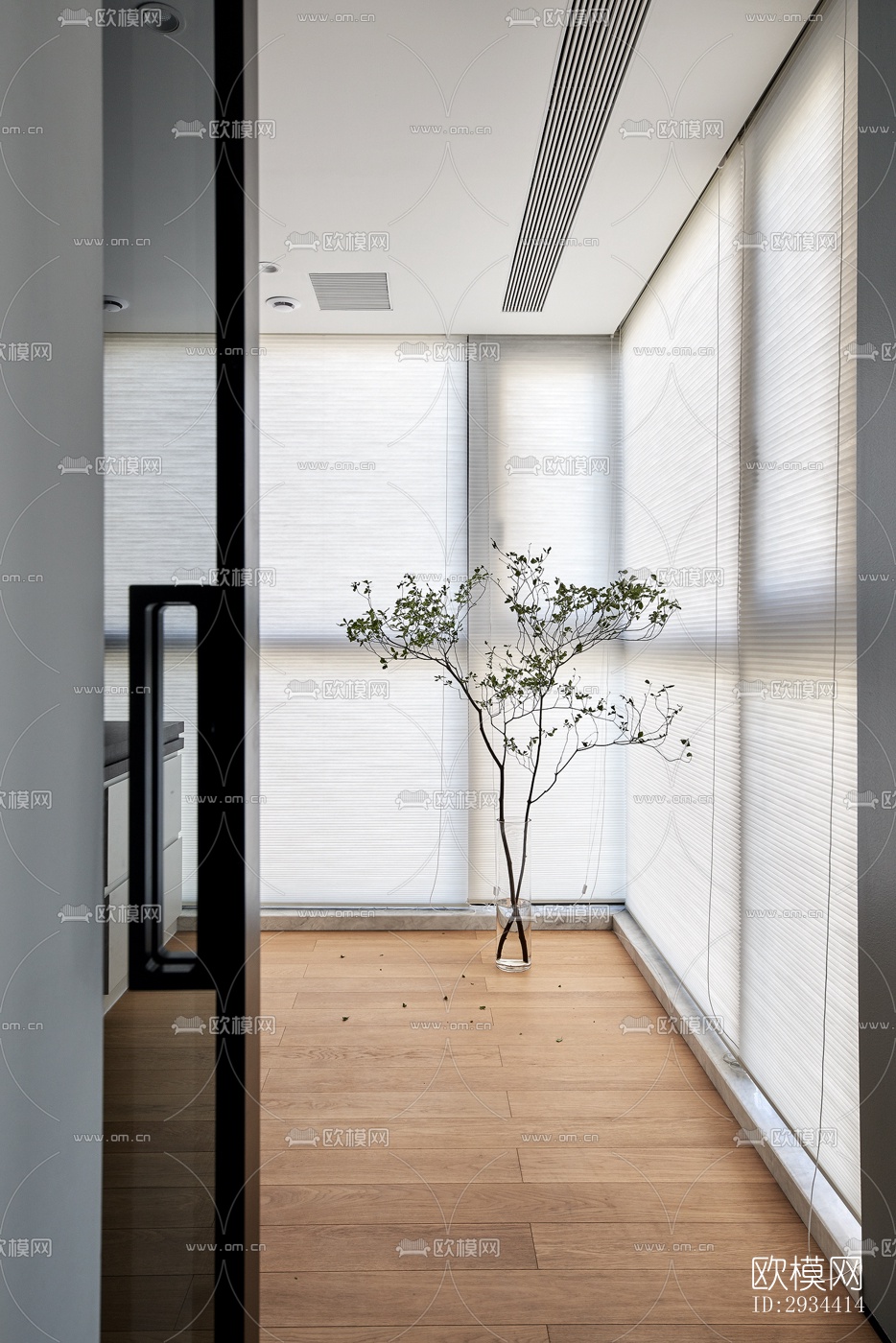 北欧平层效果图下载（渲染图8）