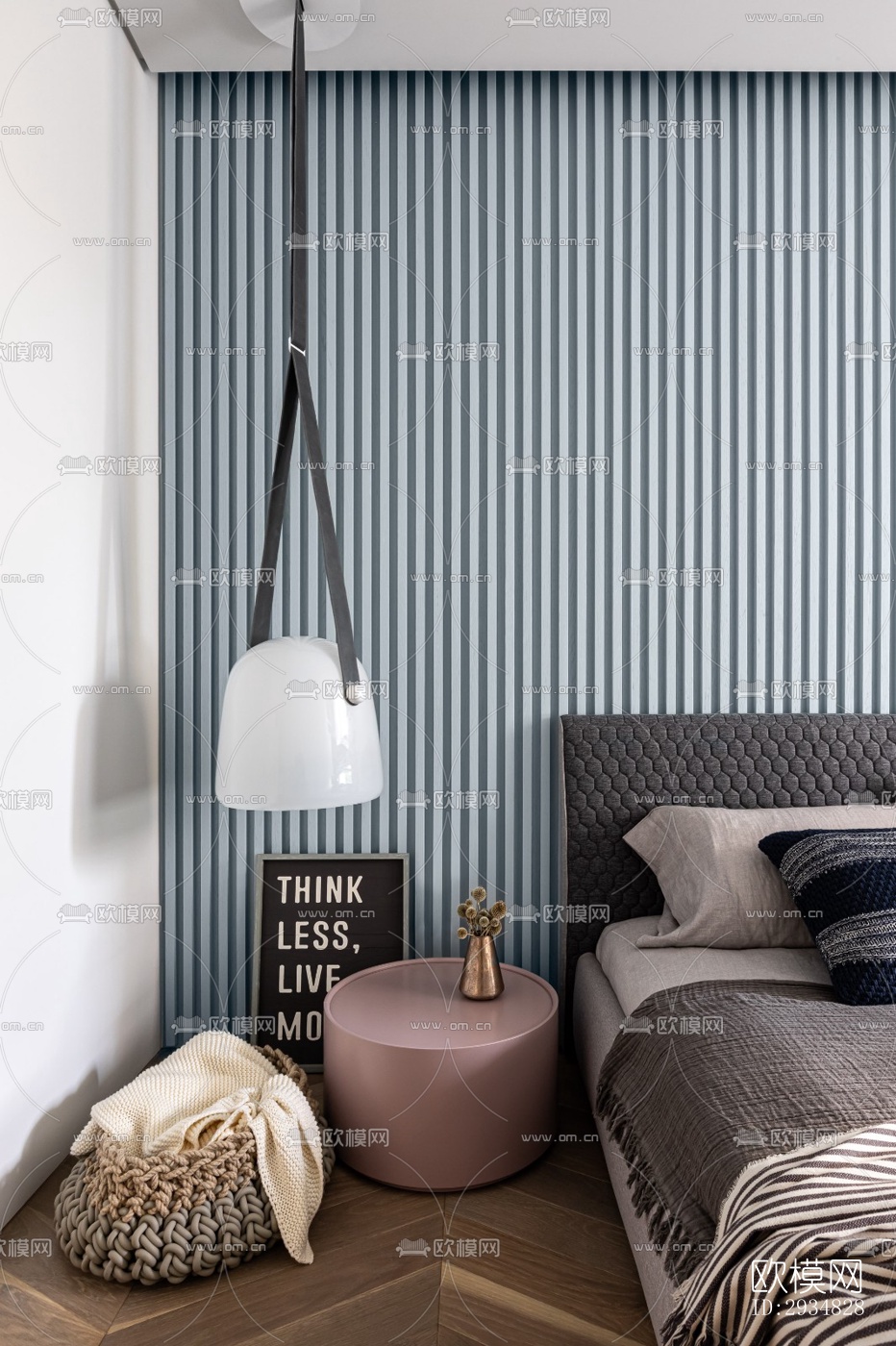 现代平层效果图下载（渲染图12）