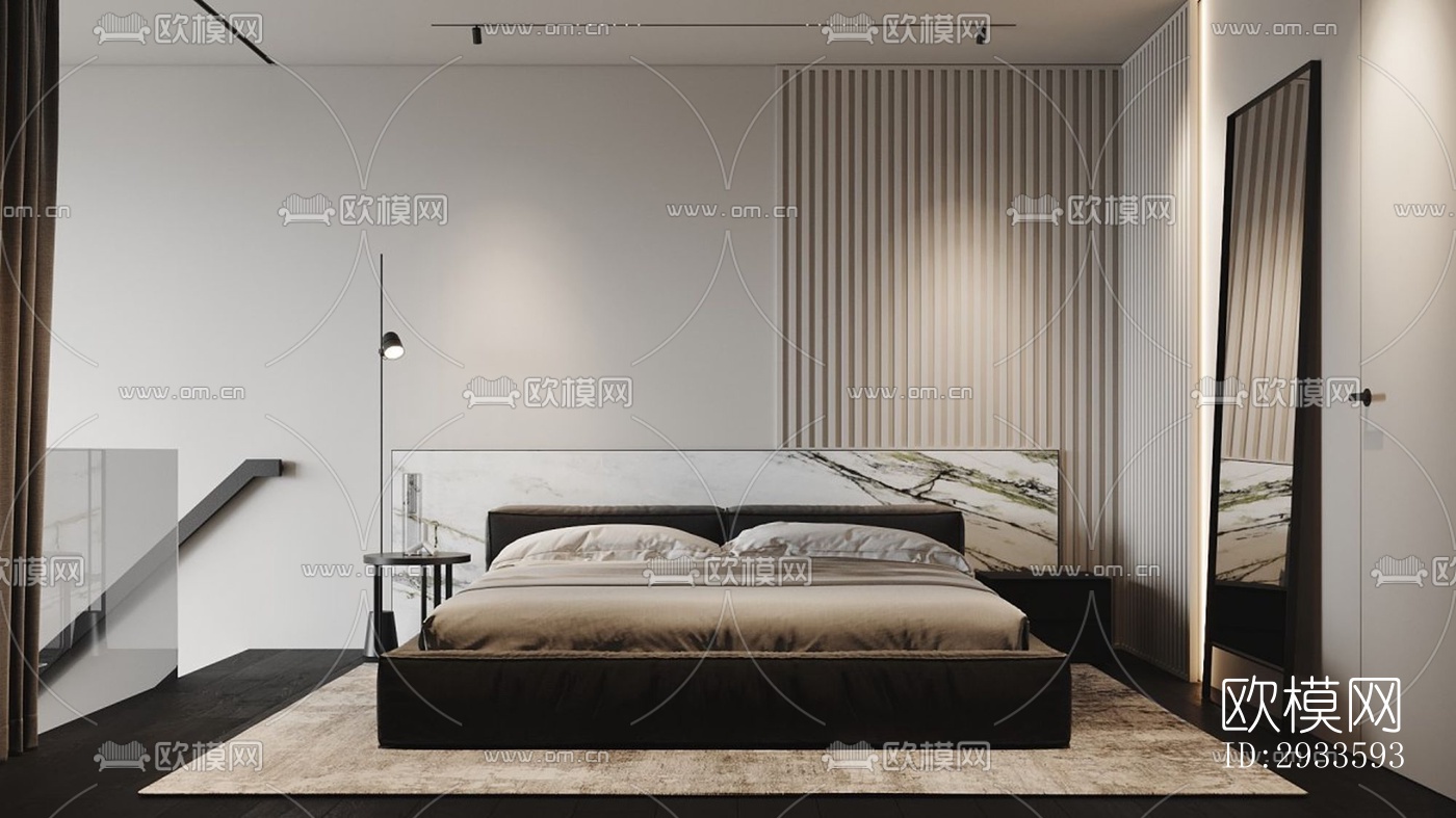 北欧公寓效果图下载（渲染图4）