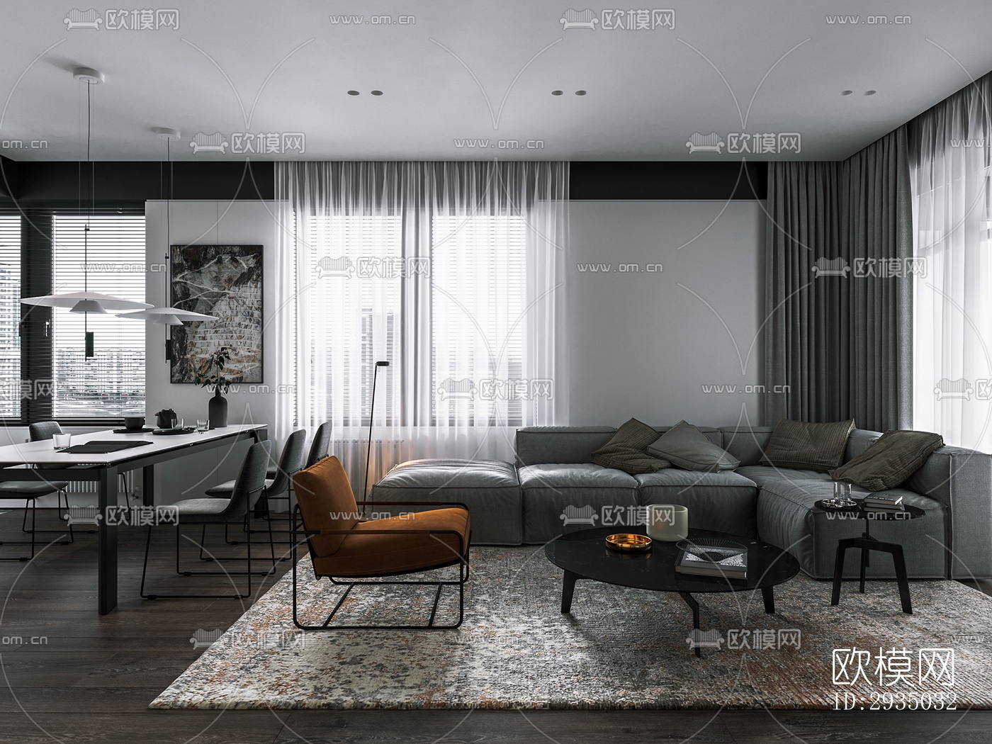 高级灰平层效果图下载（渲染图2）