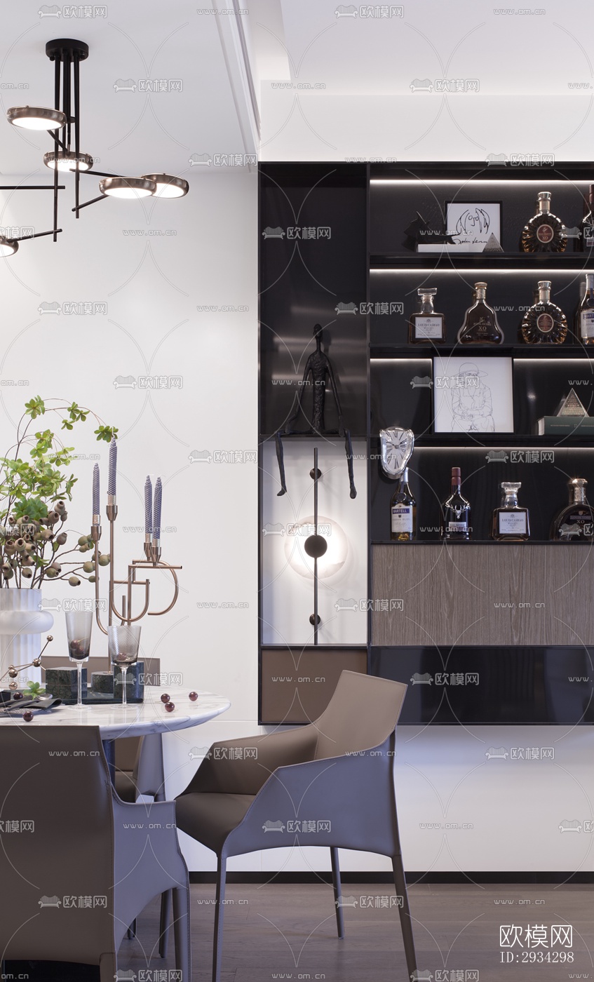 现代复式效果图下载（渲染图15）