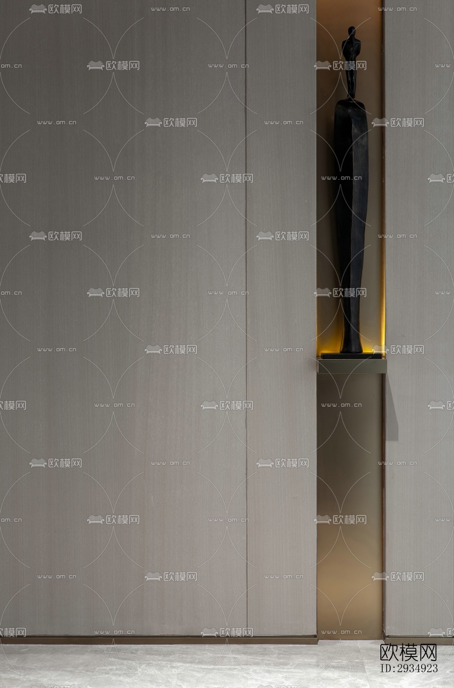 现代平层效果图下载（渲染图14）