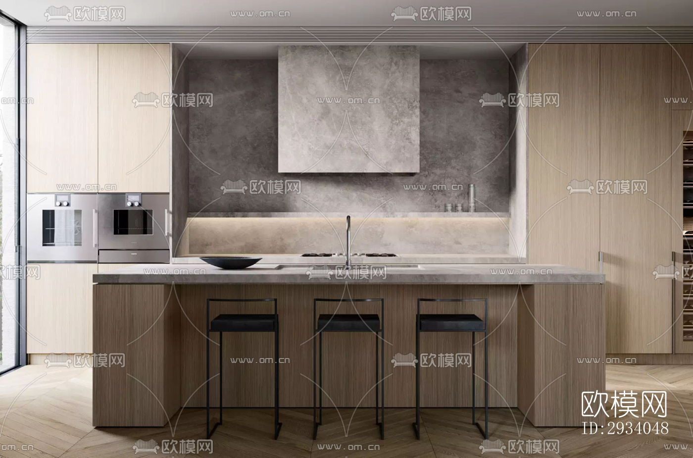 现代别墅效果图下载（渲染图15）