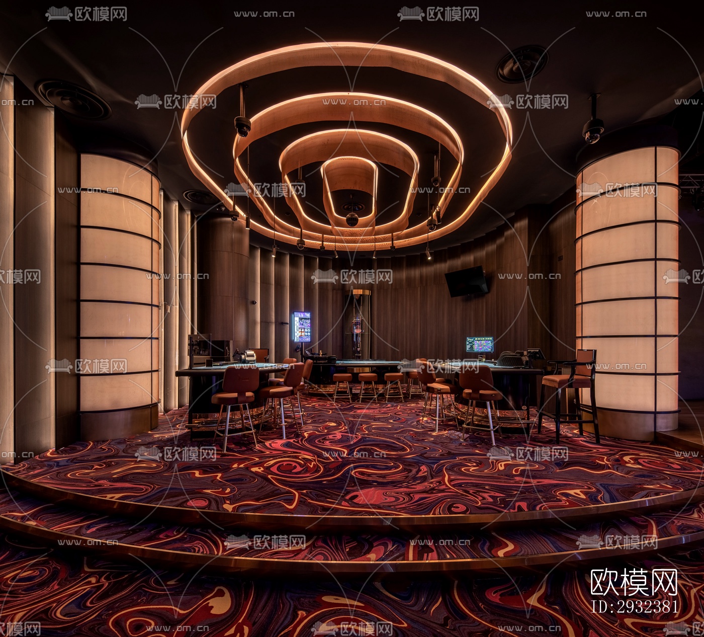 现代酒吧效果图下载（渲染图3）