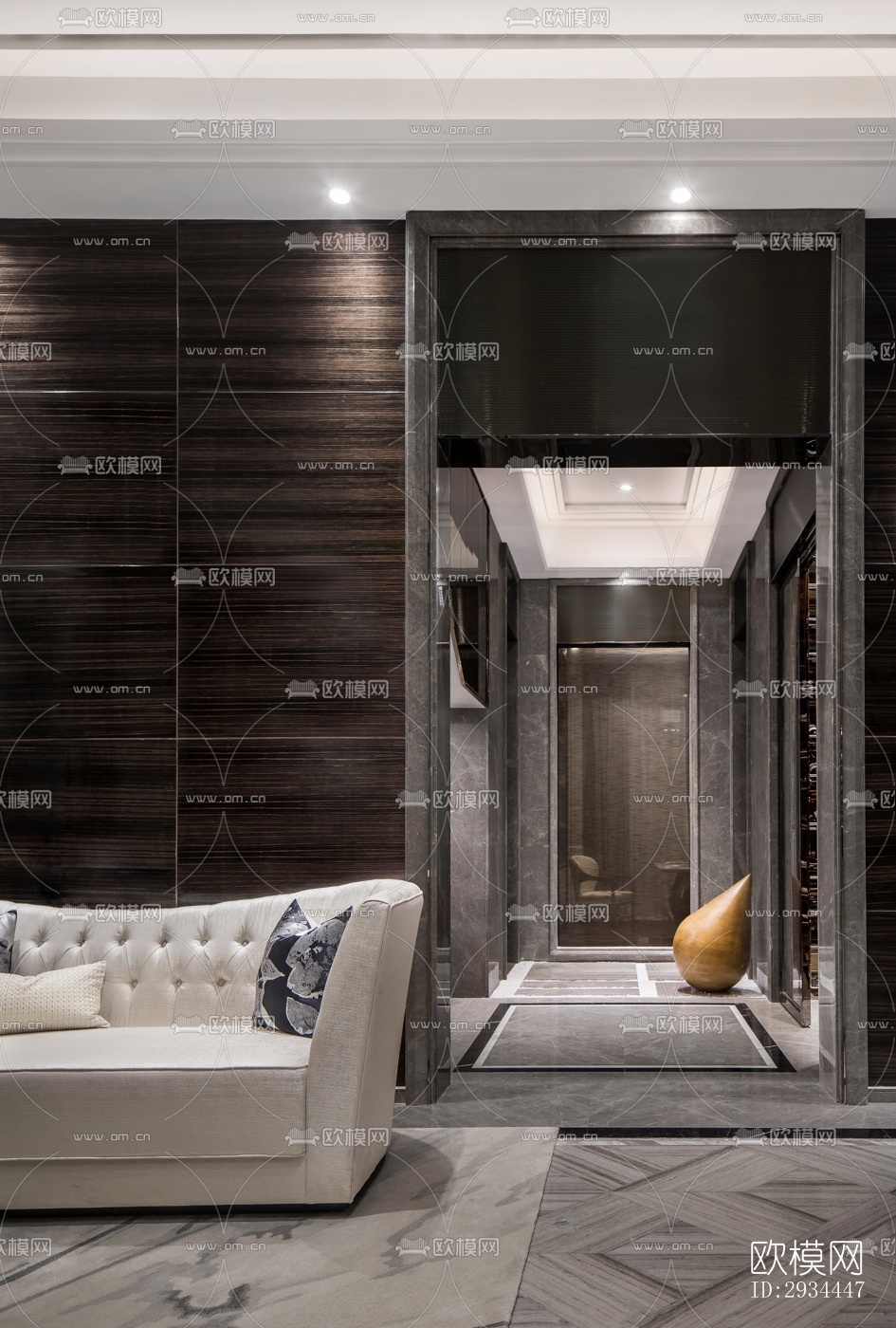 后现代平层效果图下载（渲染图10）