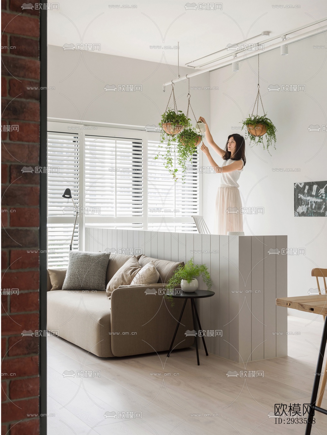 北欧公寓效果图下载（渲染图6）