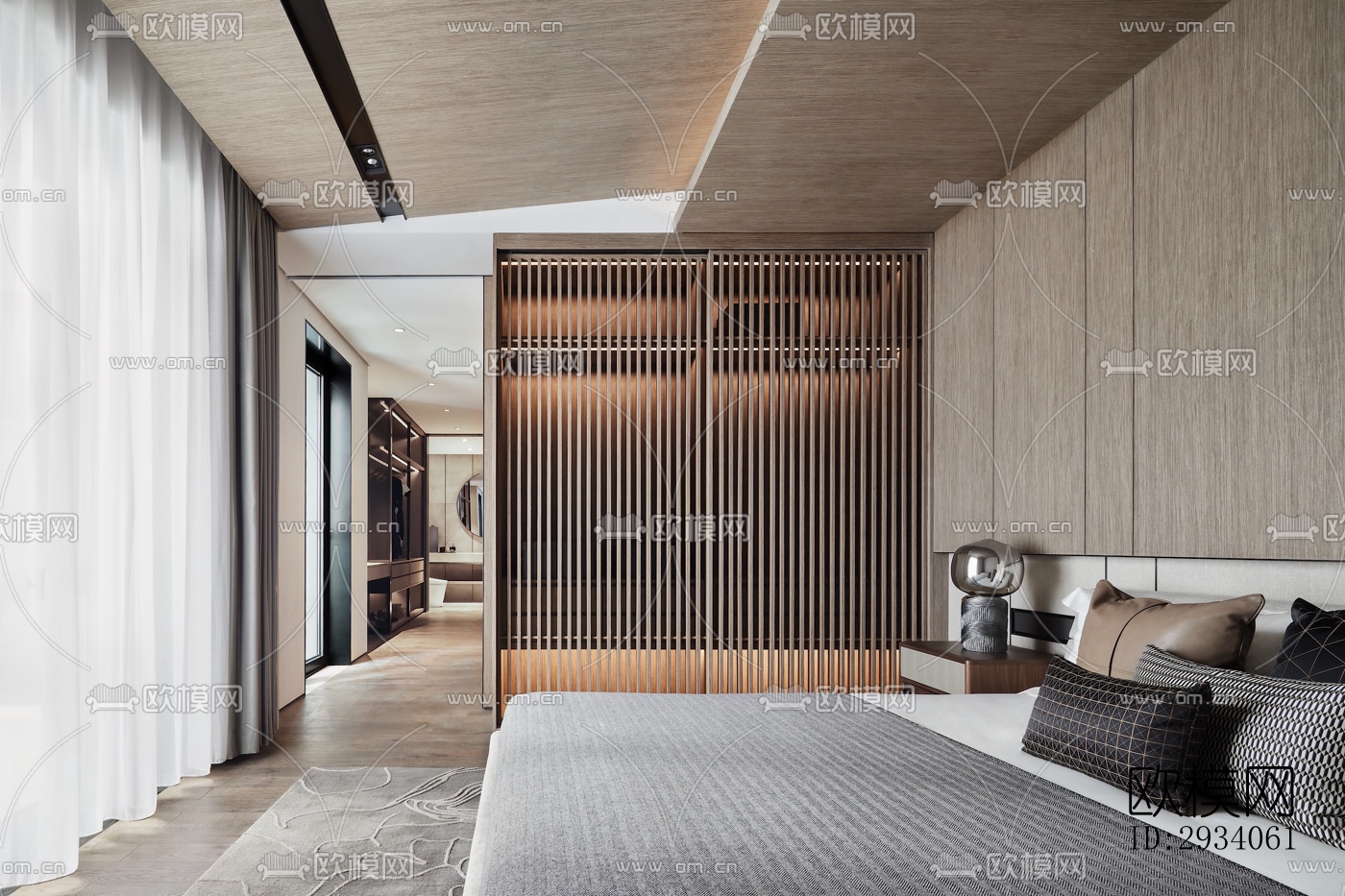 现代别墅效果图下载（渲染图1）