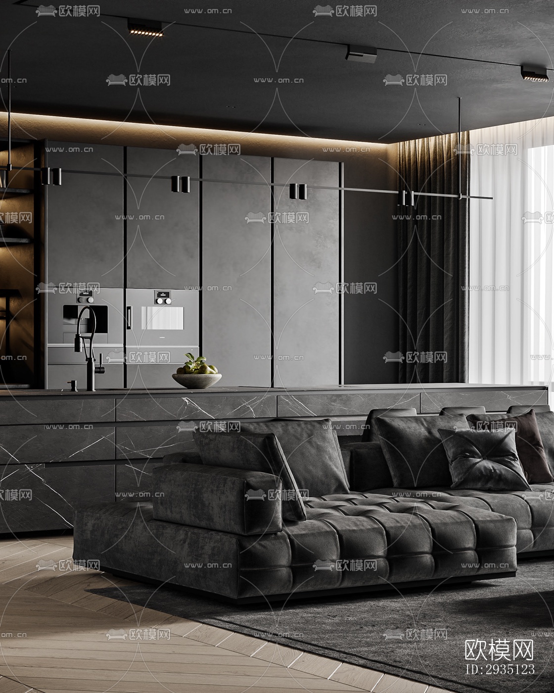 高级灰平层效果图下载（渲染图6）