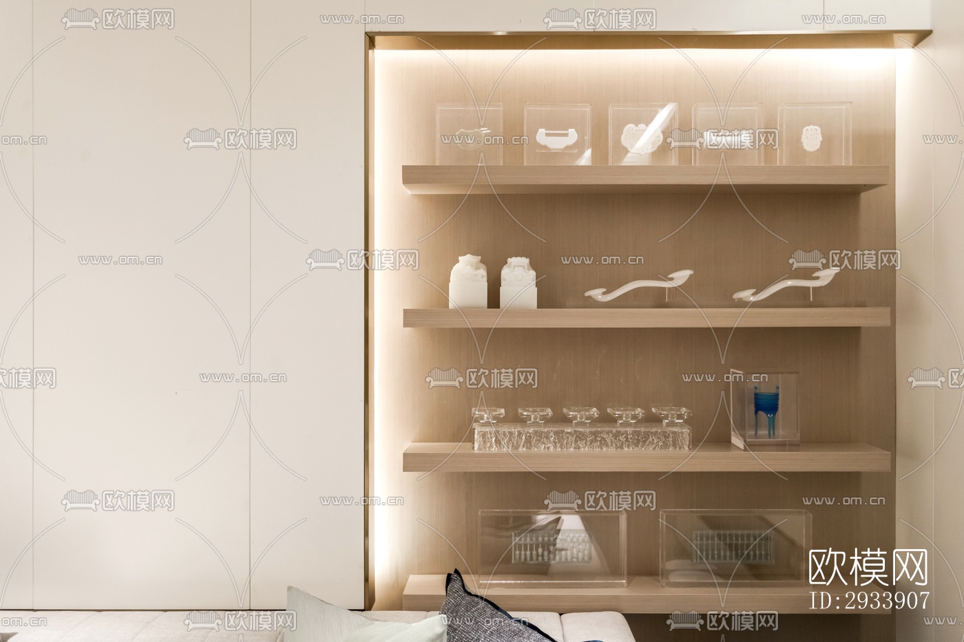 新中式别墅效果图下载（渲染图8）