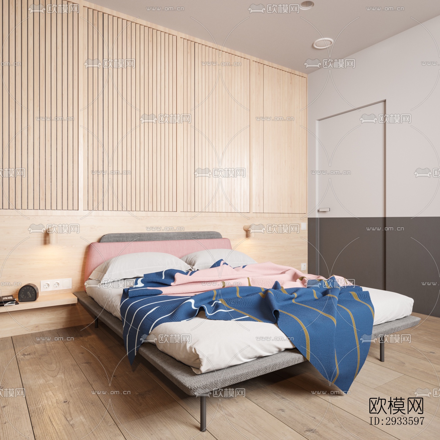 北欧公寓效果图下载（渲染图3）