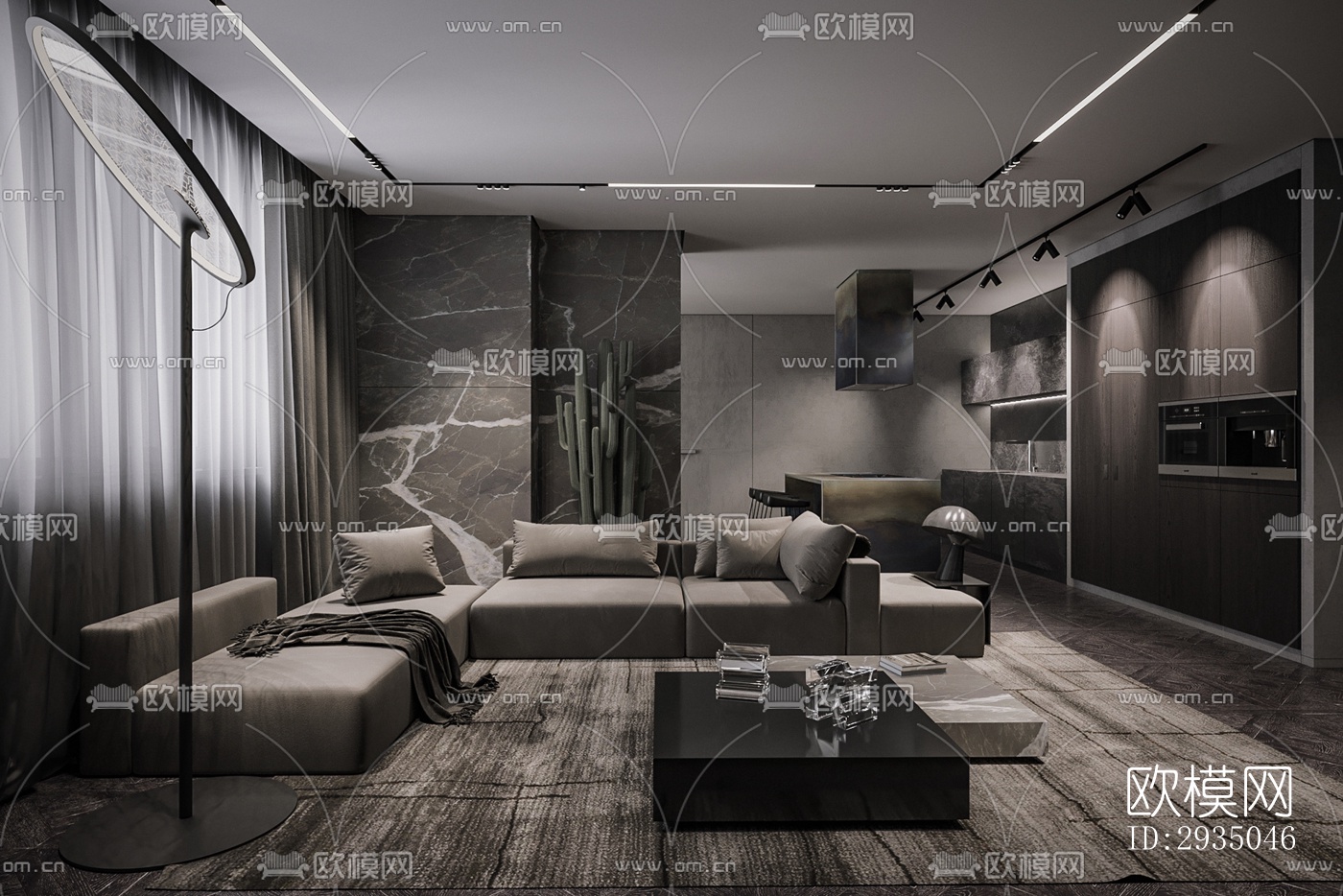 高级灰平层效果图下载（渲染图17）