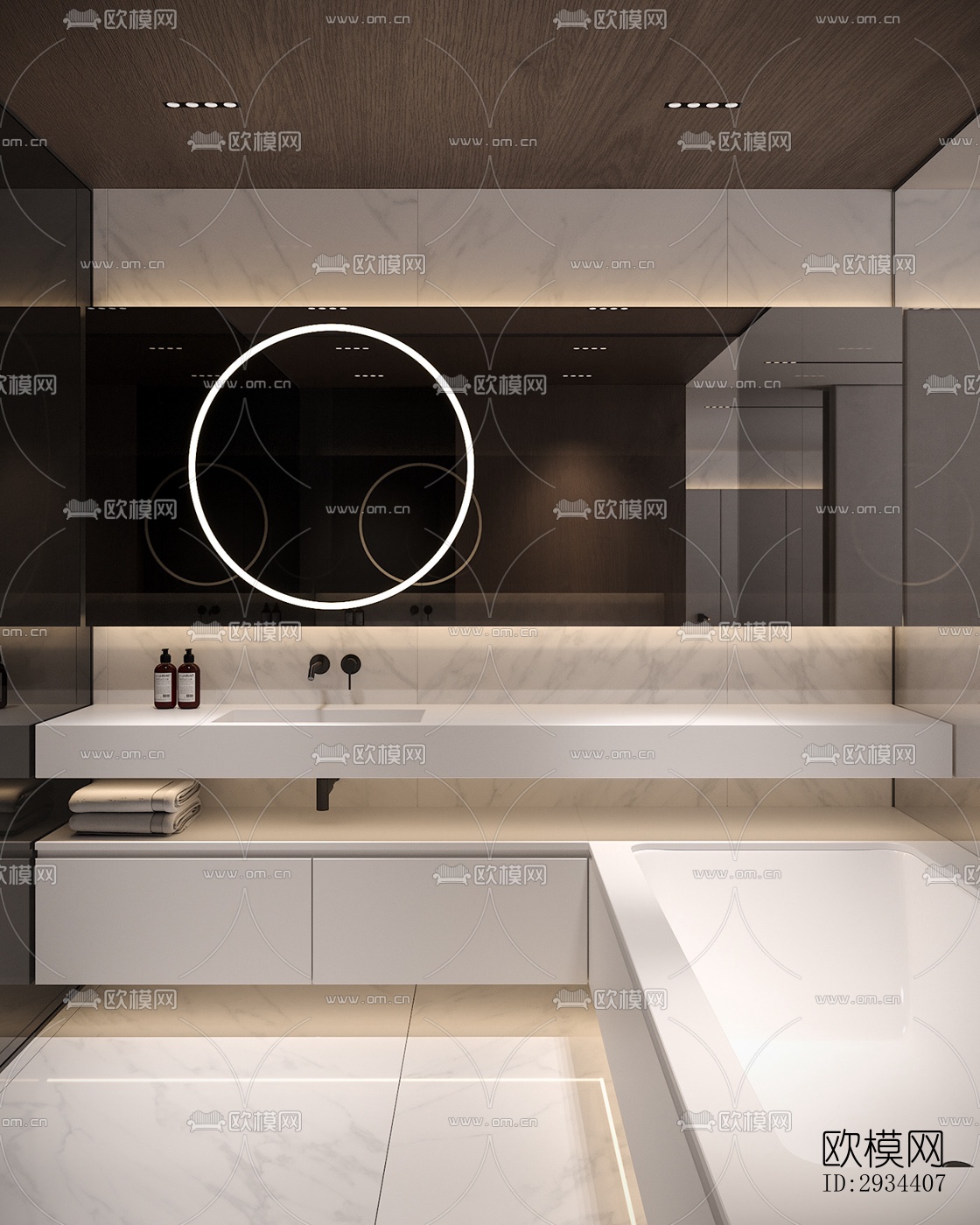 北欧平层效果图下载（渲染图10）