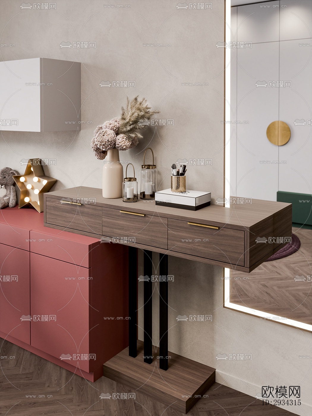 现代复式效果图下载（渲染图8）