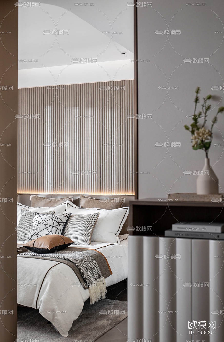 现代复式效果图下载（渲染图14）