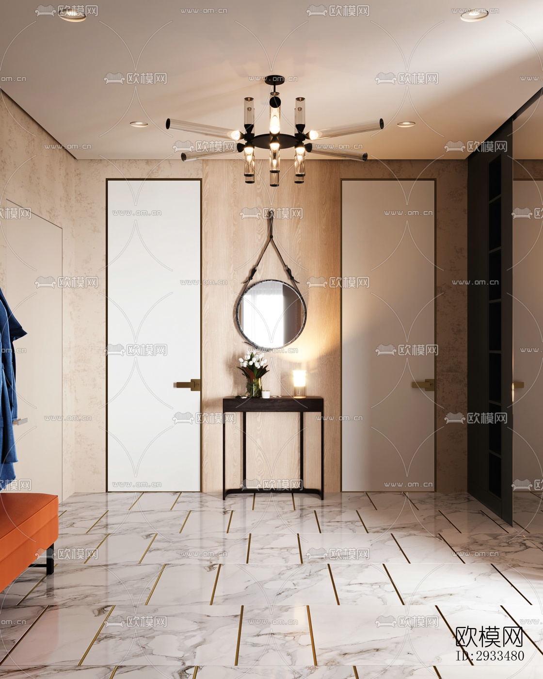 北欧公寓效果图下载（渲染图8）