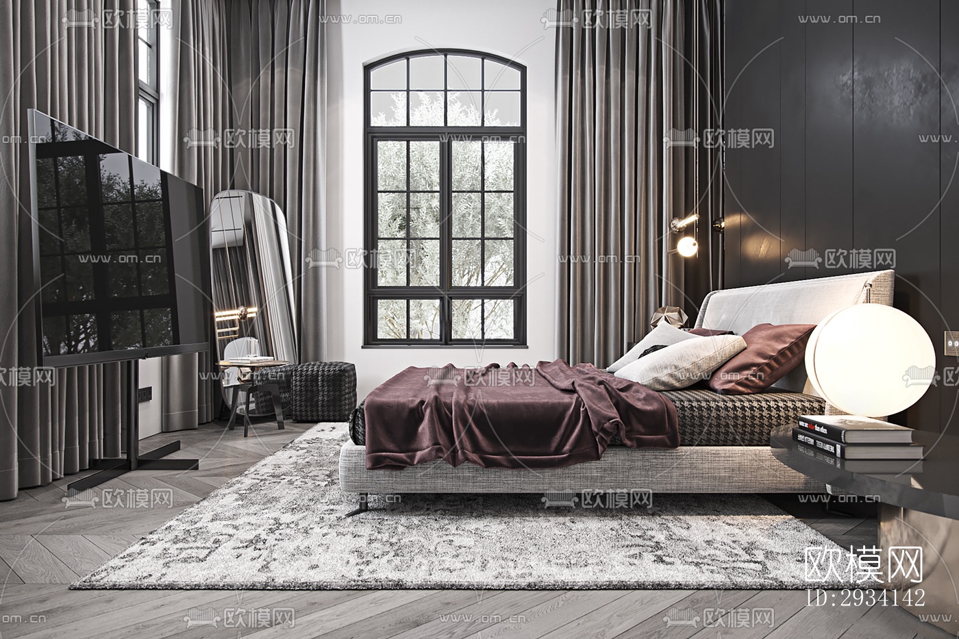 现代别墅效果图下载（渲染图18）