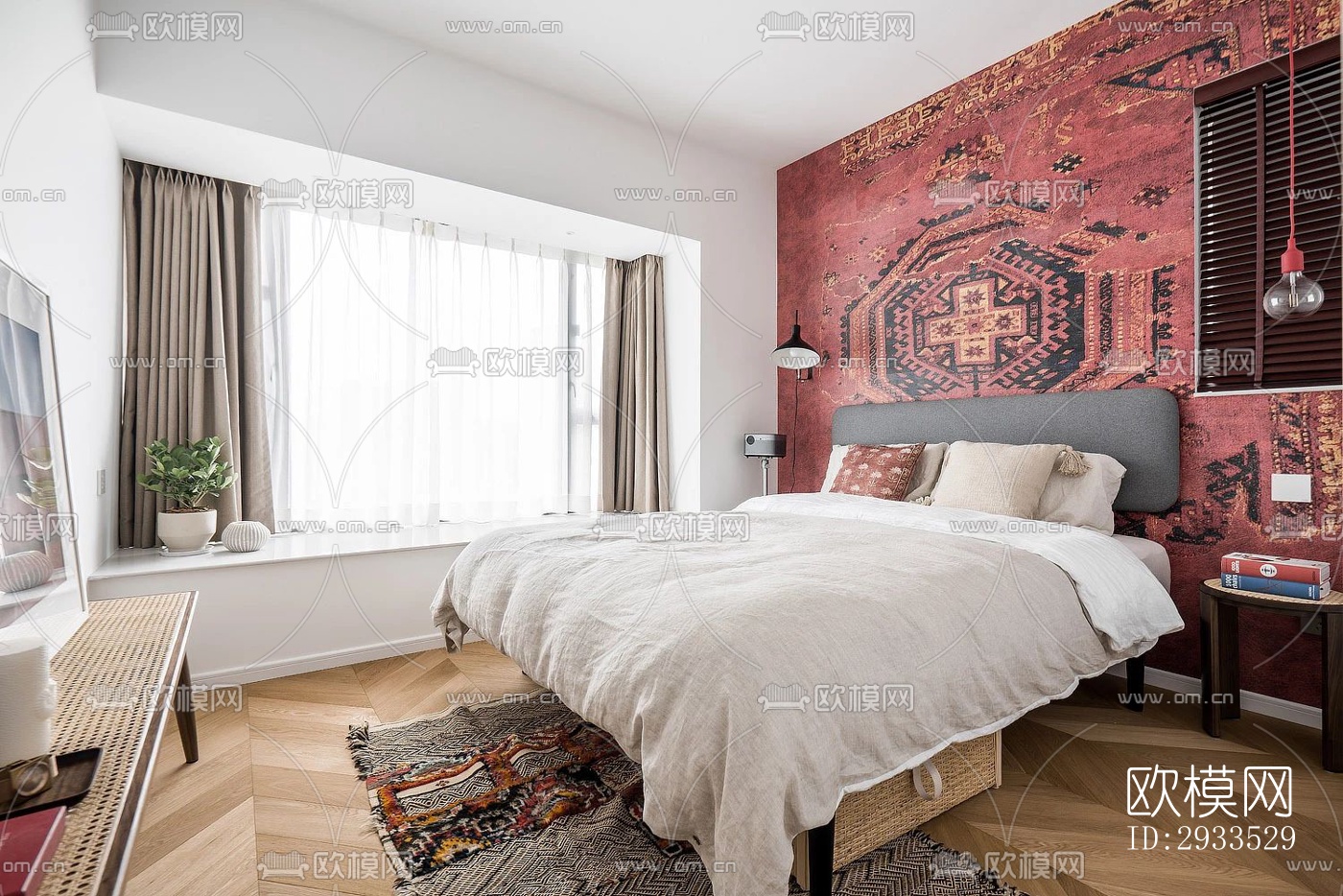 北欧公寓效果图下载（渲染图3）