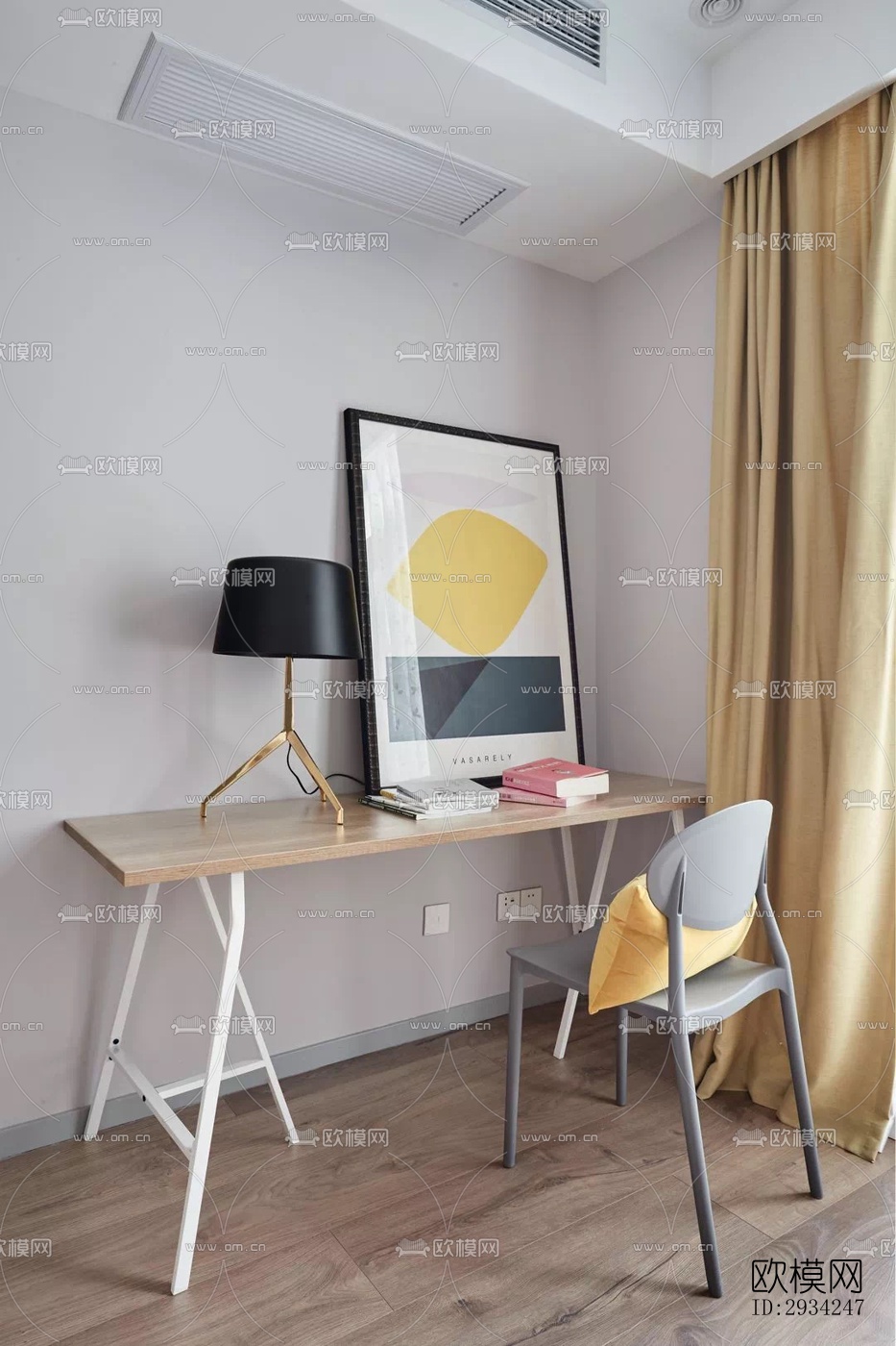 现代复式效果图下载（渲染图4）