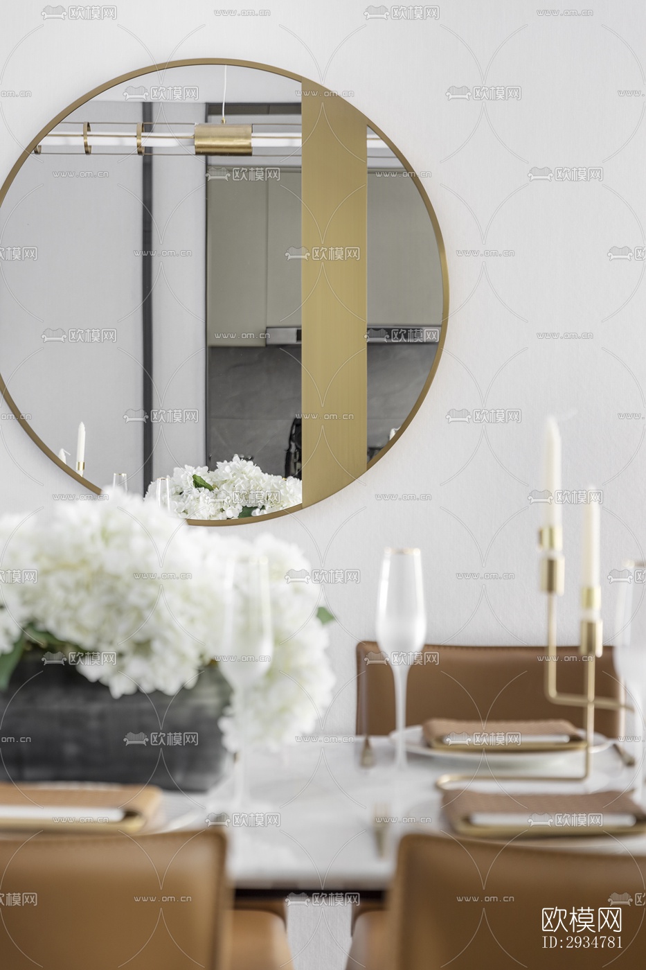 现代平层效果图下载（渲染图20）