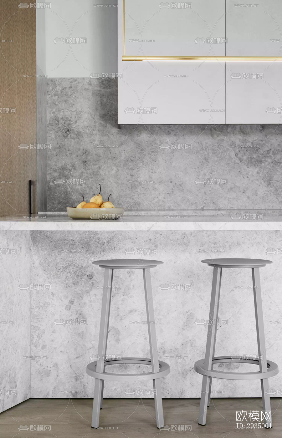 现代平层效果图下载（渲染图3）