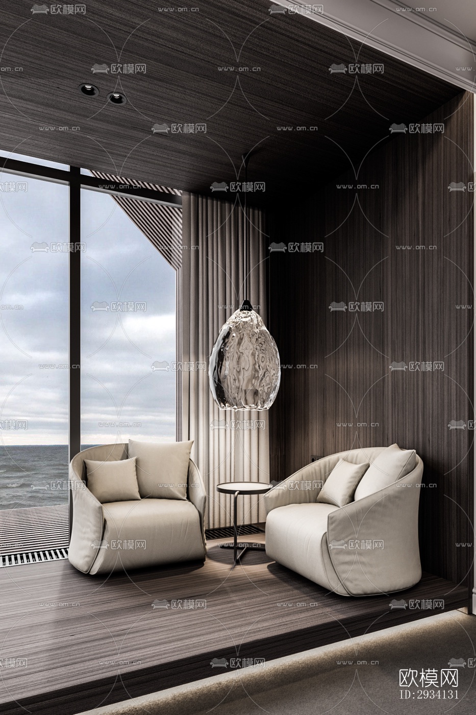 现代别墅效果图下载（渲染图4）