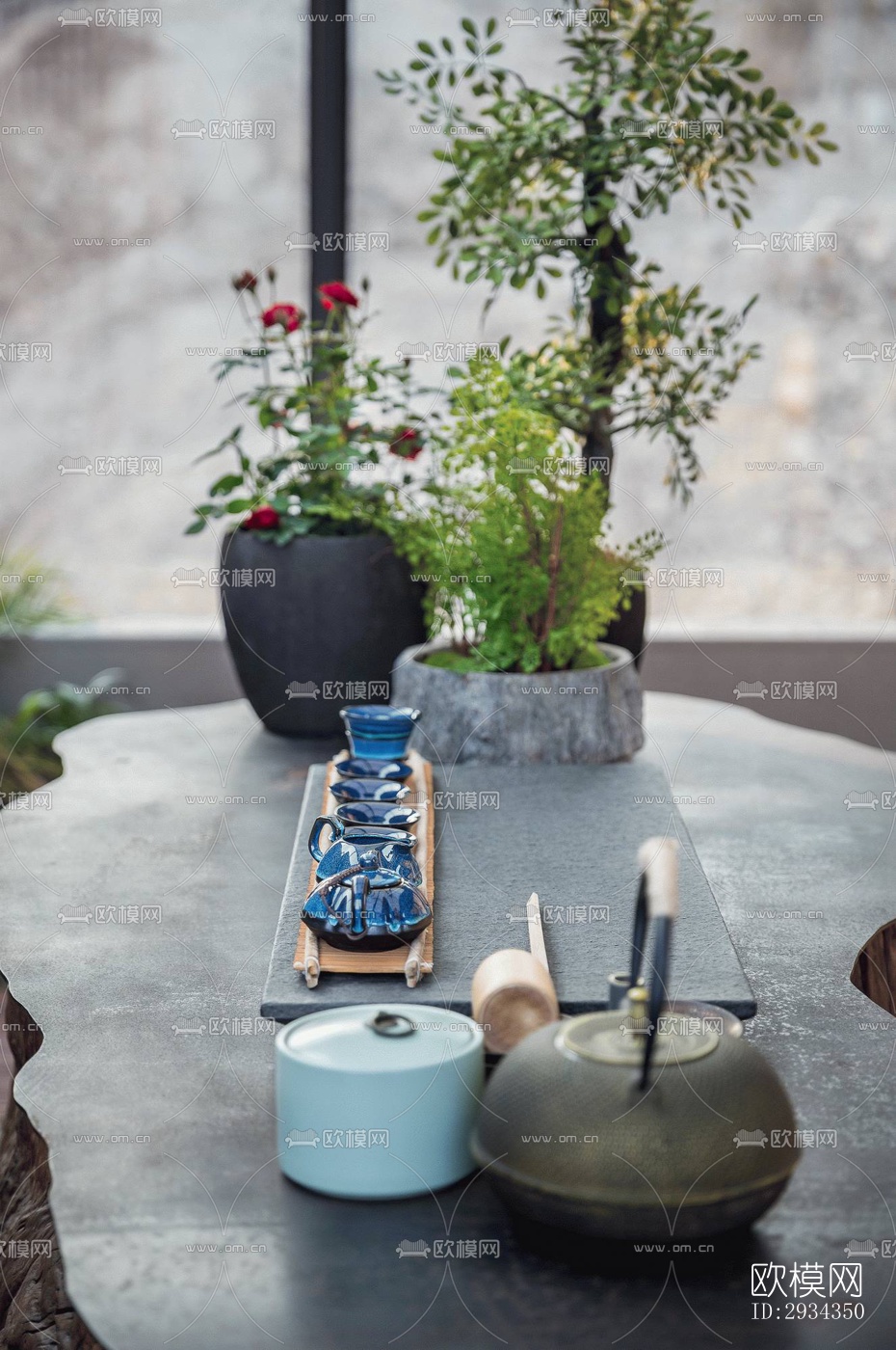 中式平层效果图下载（渲染图19）