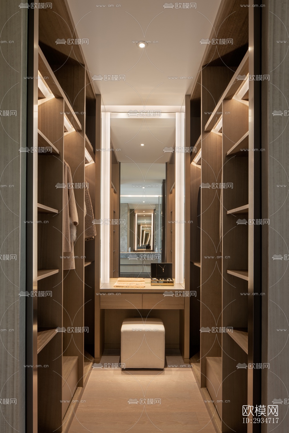 现代平层效果图下载（渲染图2）