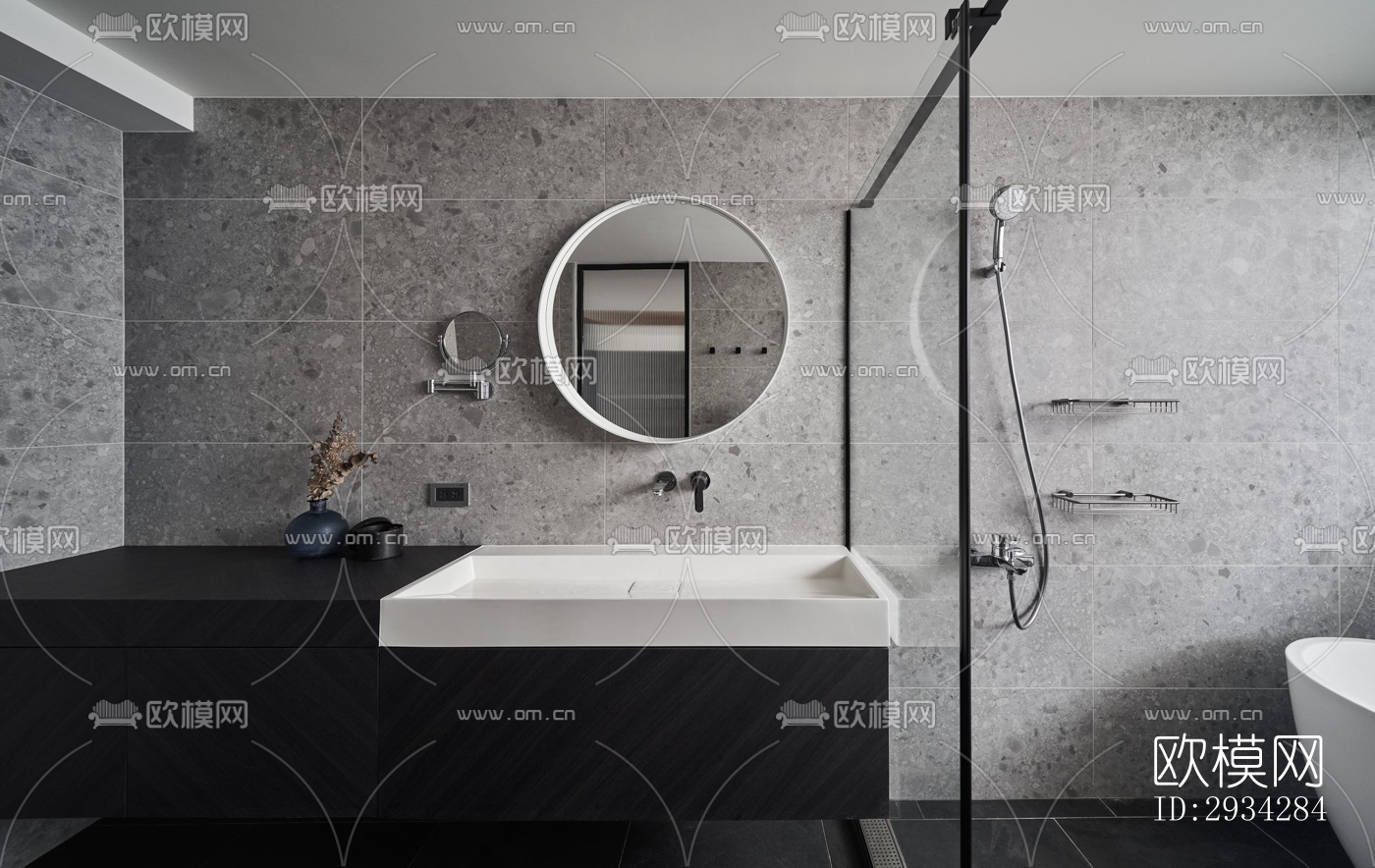 现代复式效果图下载（渲染图12）