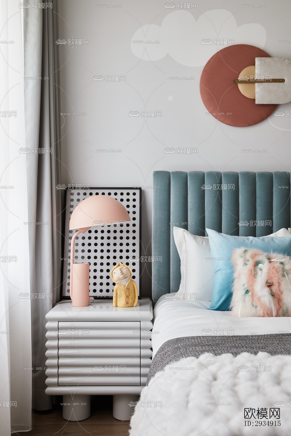 现代平层效果图下载（渲染图13）