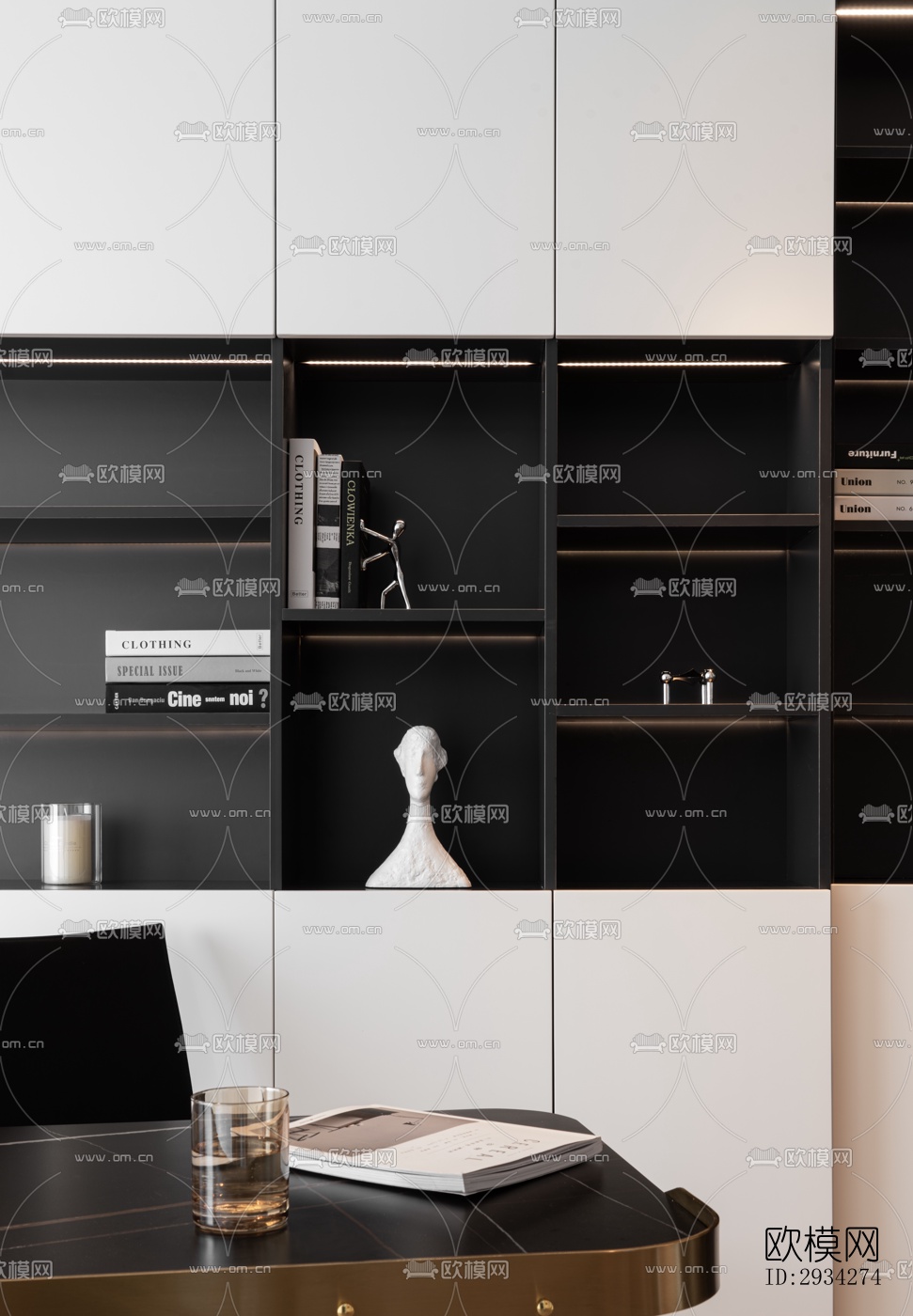 现代复式效果图下载（渲染图11）