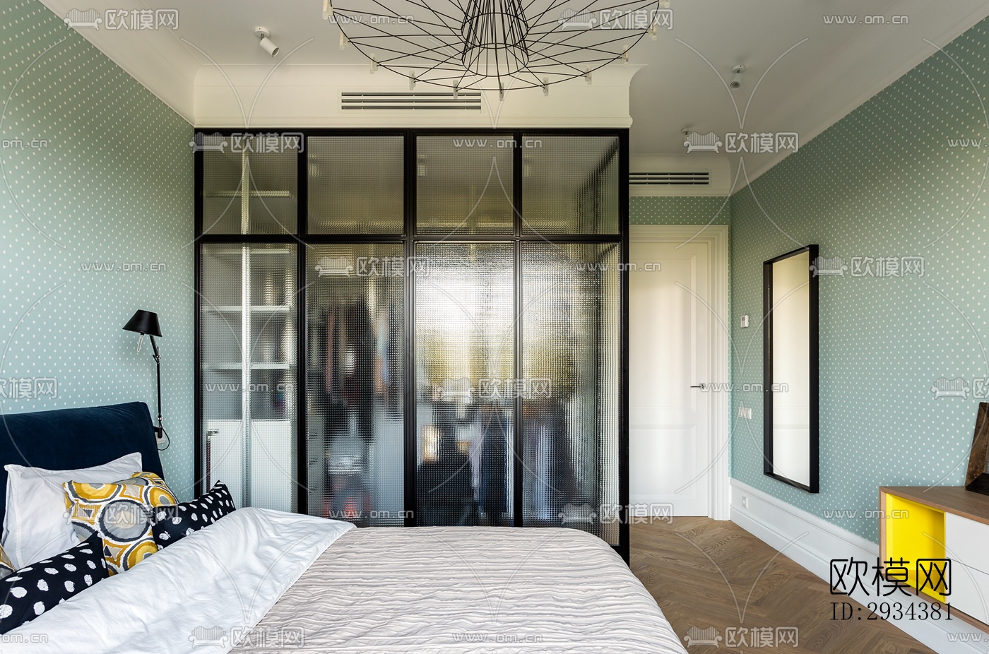 北欧平层效果图下载（渲染图1）