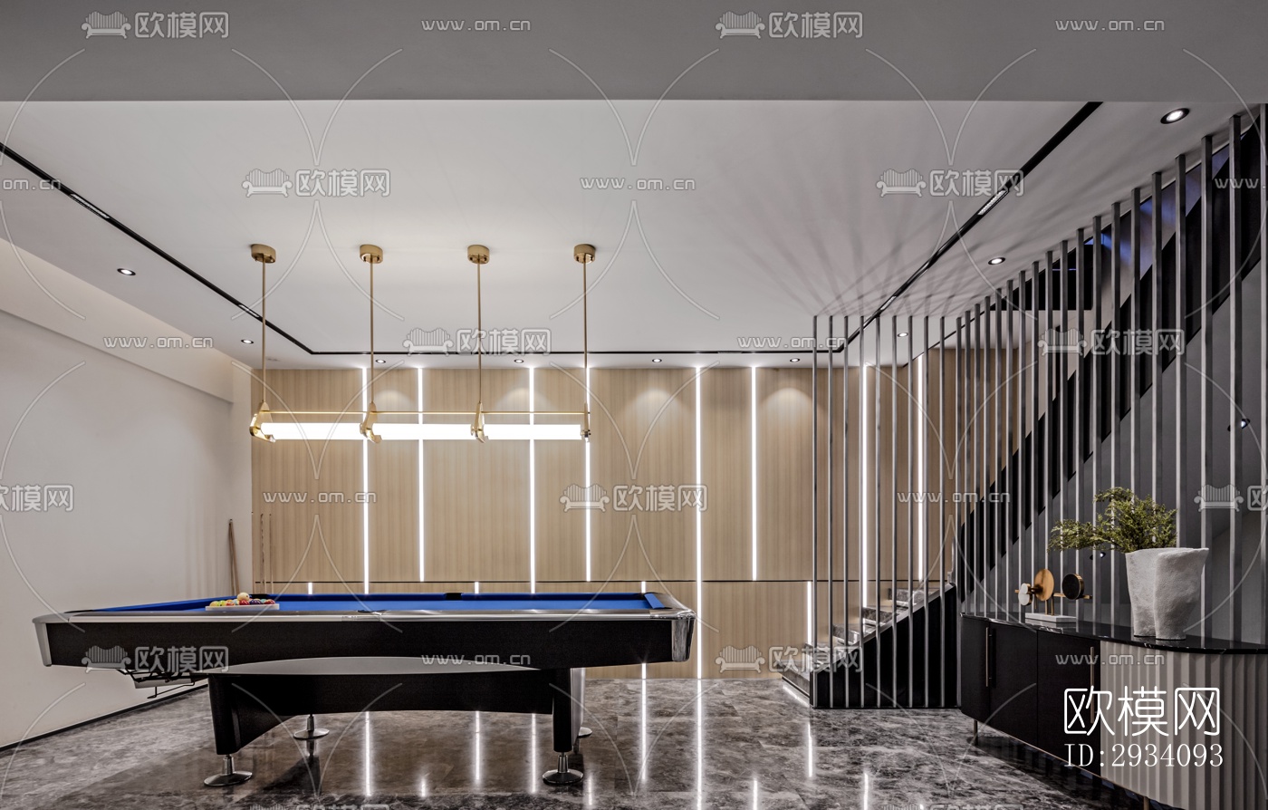 现代别墅效果图下载（渲染图18）