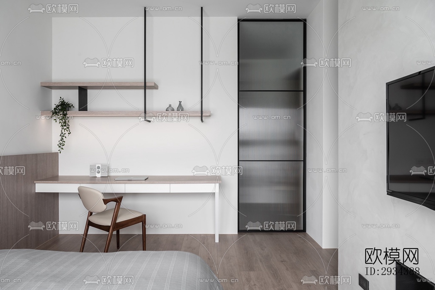 北欧平层效果图下载（渲染图10）