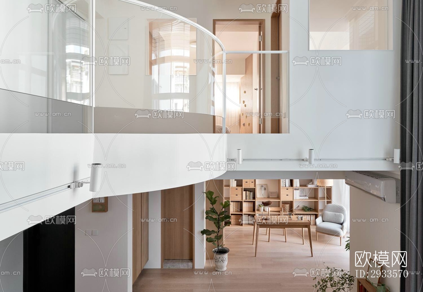 北欧公寓效果图下载（渲染图7）