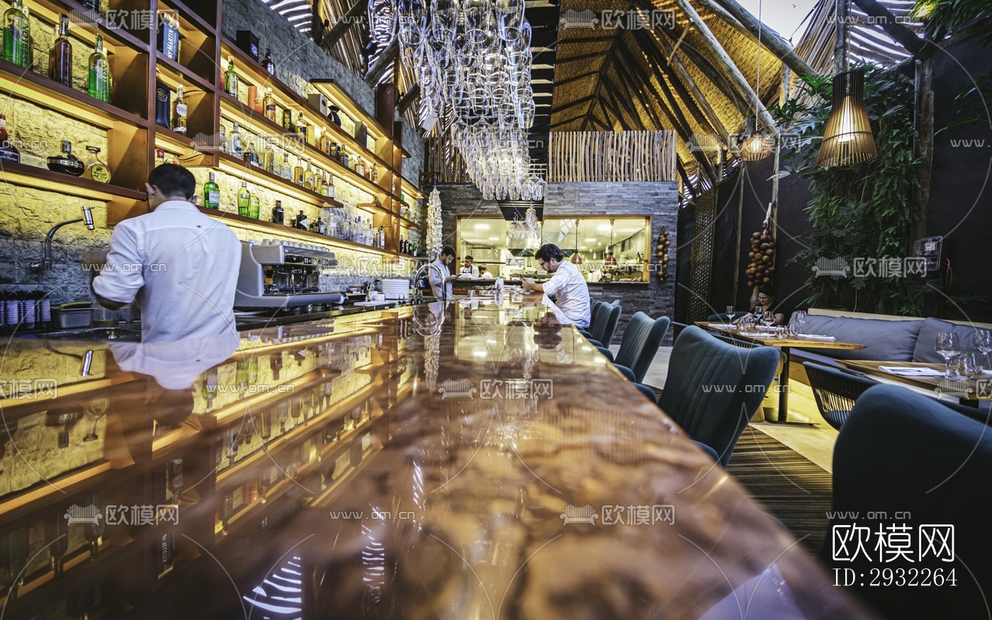 东南亚酒吧效果图下载（渲染图9）