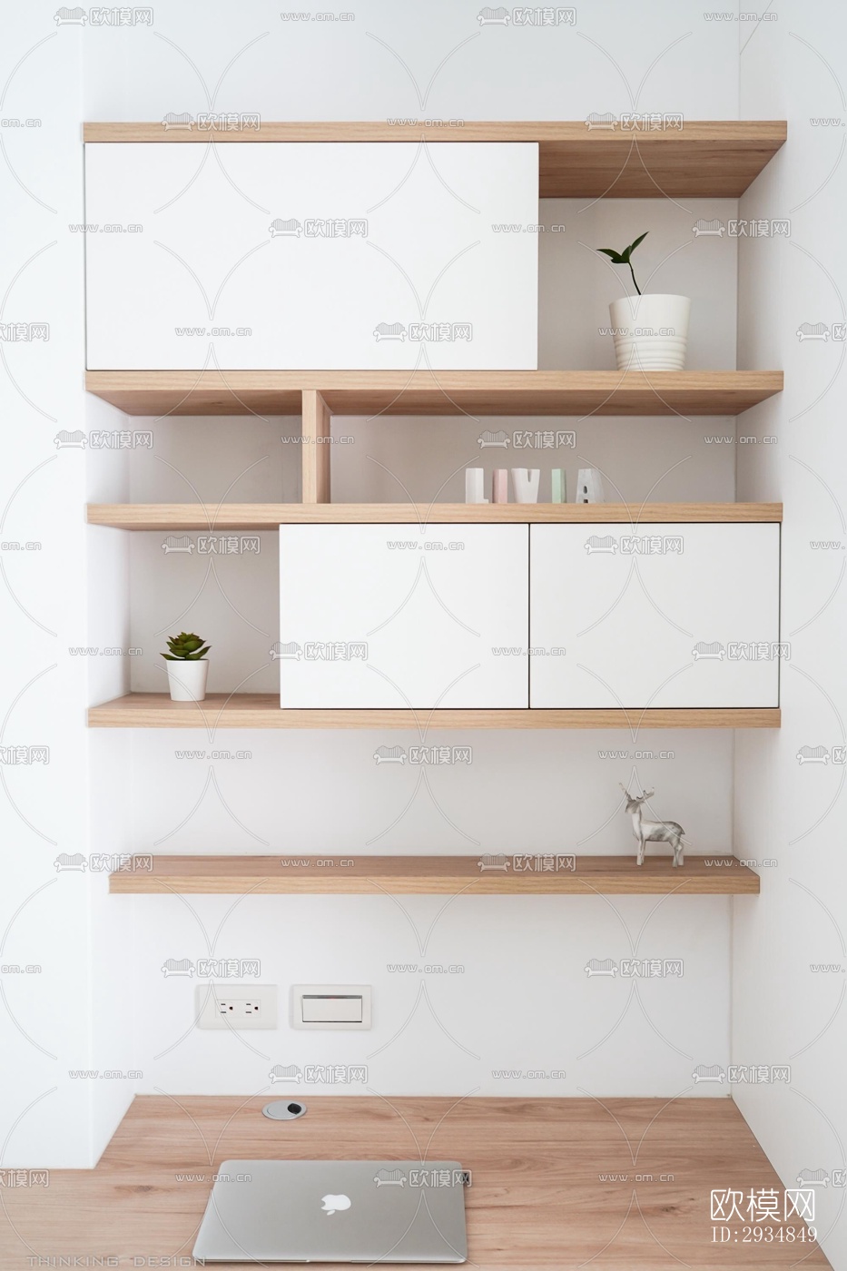 现代平层效果图下载（渲染图14）