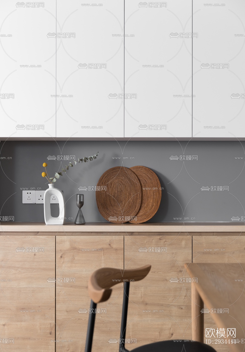 北欧平层效果图下载（渲染图9）