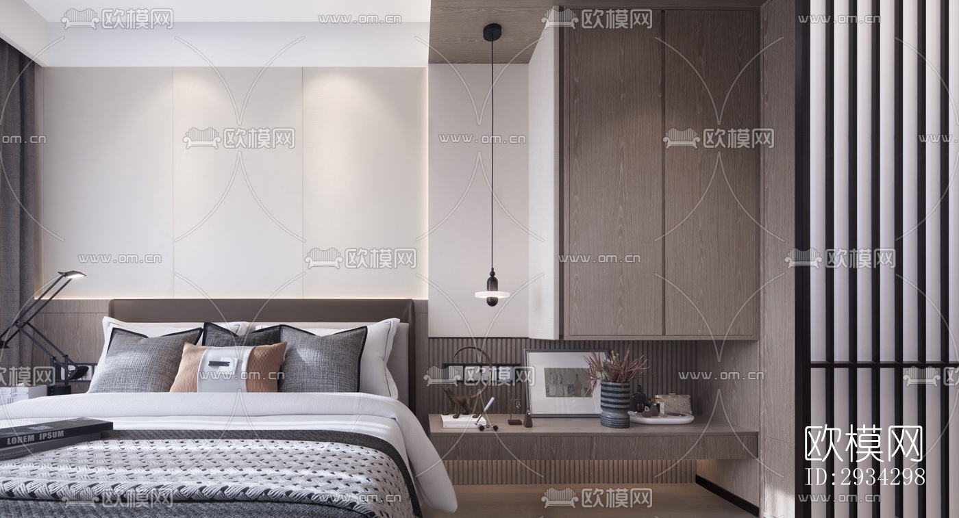 现代复式效果图下载（渲染图11）