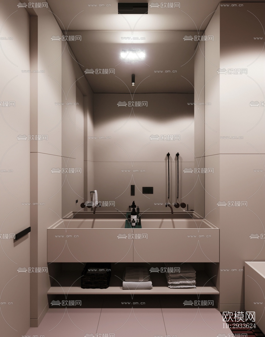 北欧公寓效果图下载（渲染图4）