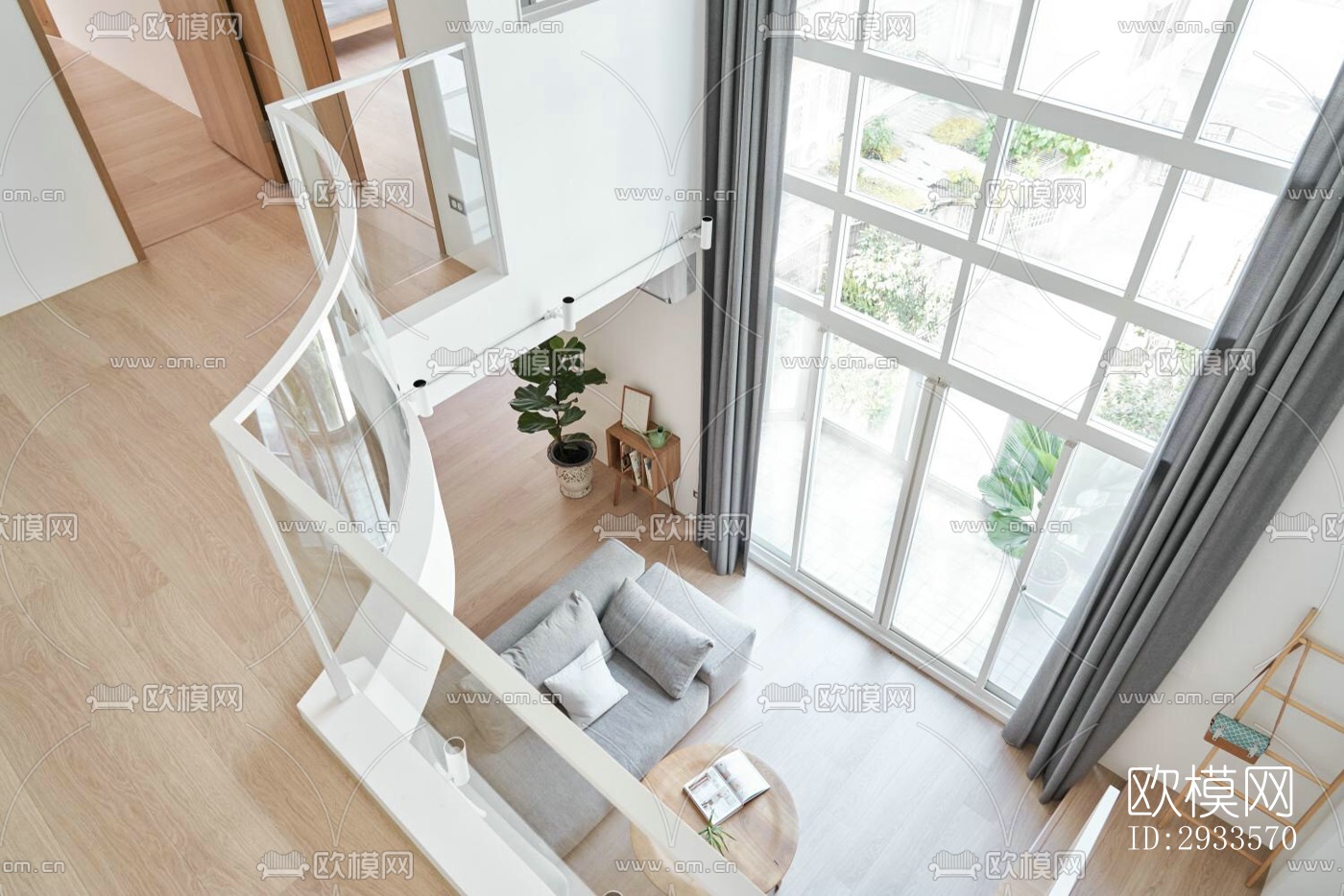 北欧公寓效果图下载（渲染图8）