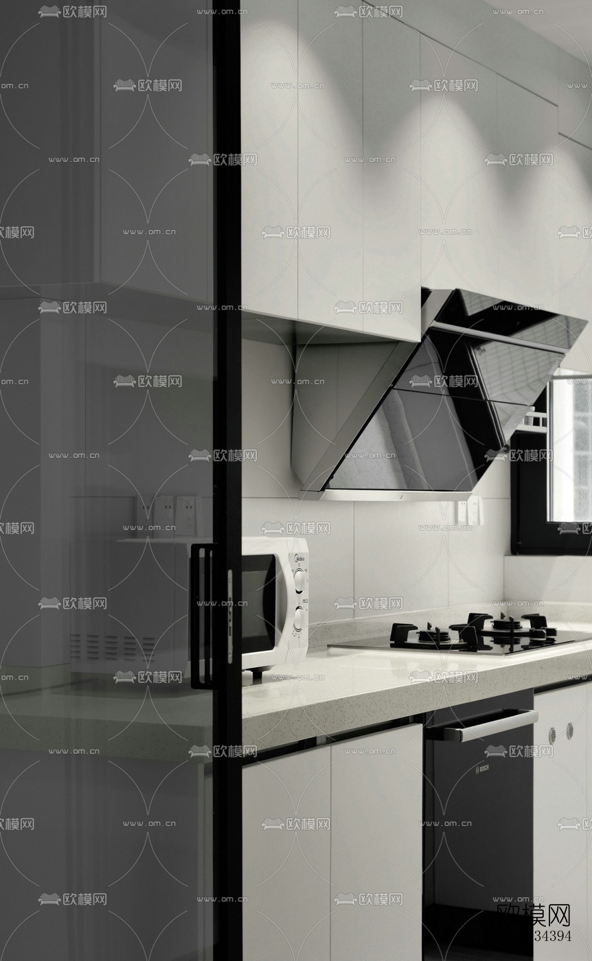 北欧平层效果图下载（渲染图9）